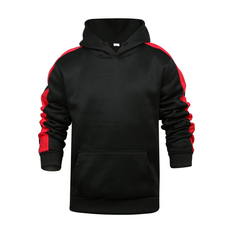 Mens Striped Tide Brand Casual Sweater Hoodie
