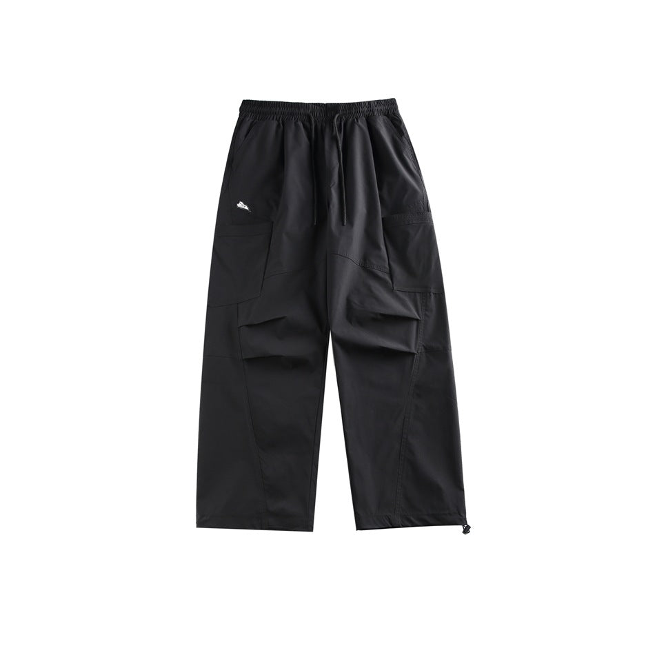 Retro Parachute Soldier Pants Men