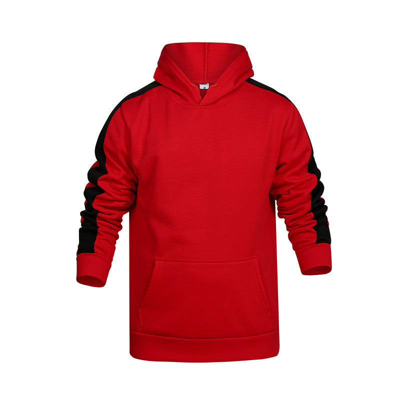 Mens Striped Tide Brand Casual Sweater Hoodie