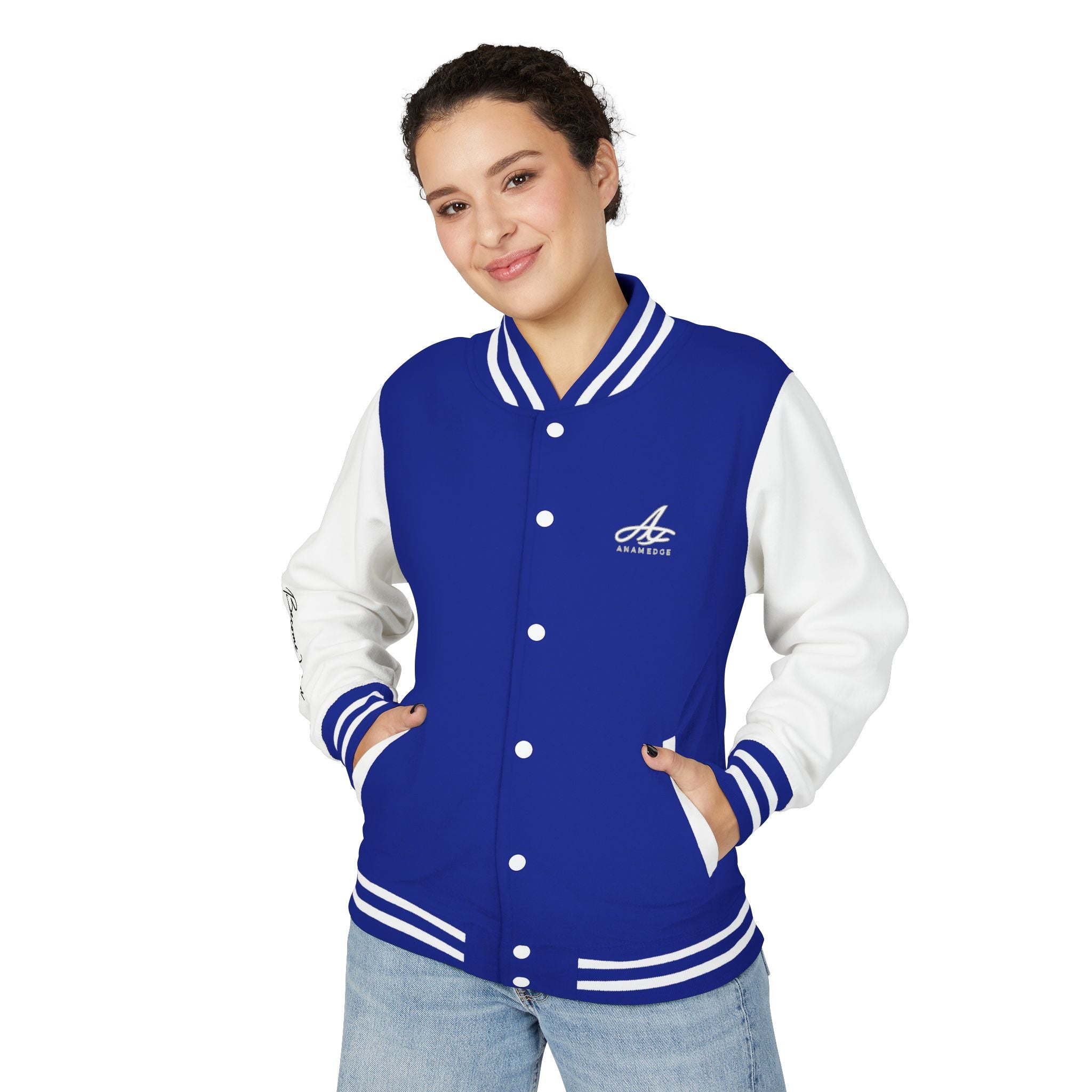 anamedge womans letterman jacket
