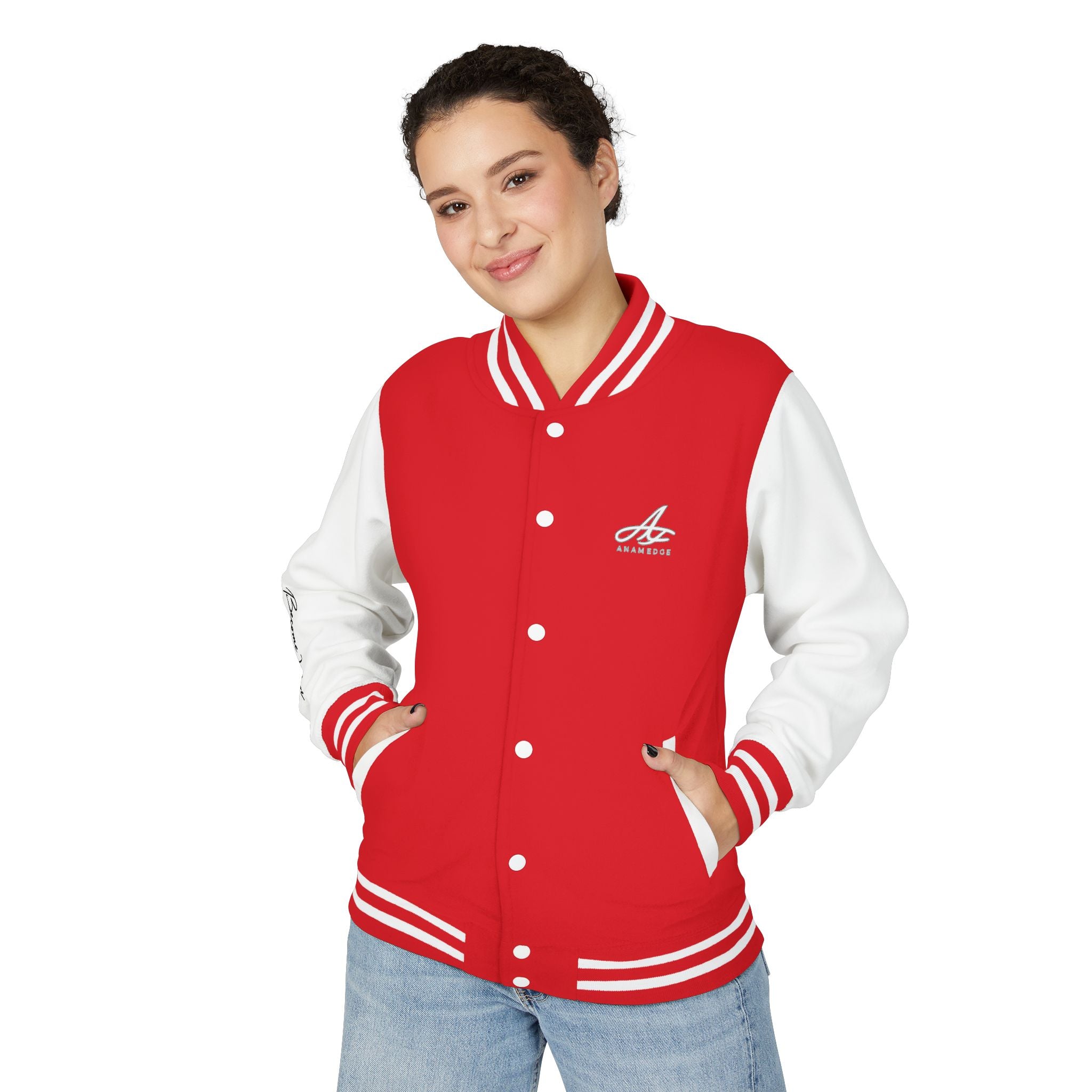 anamedge womans letterman jacket