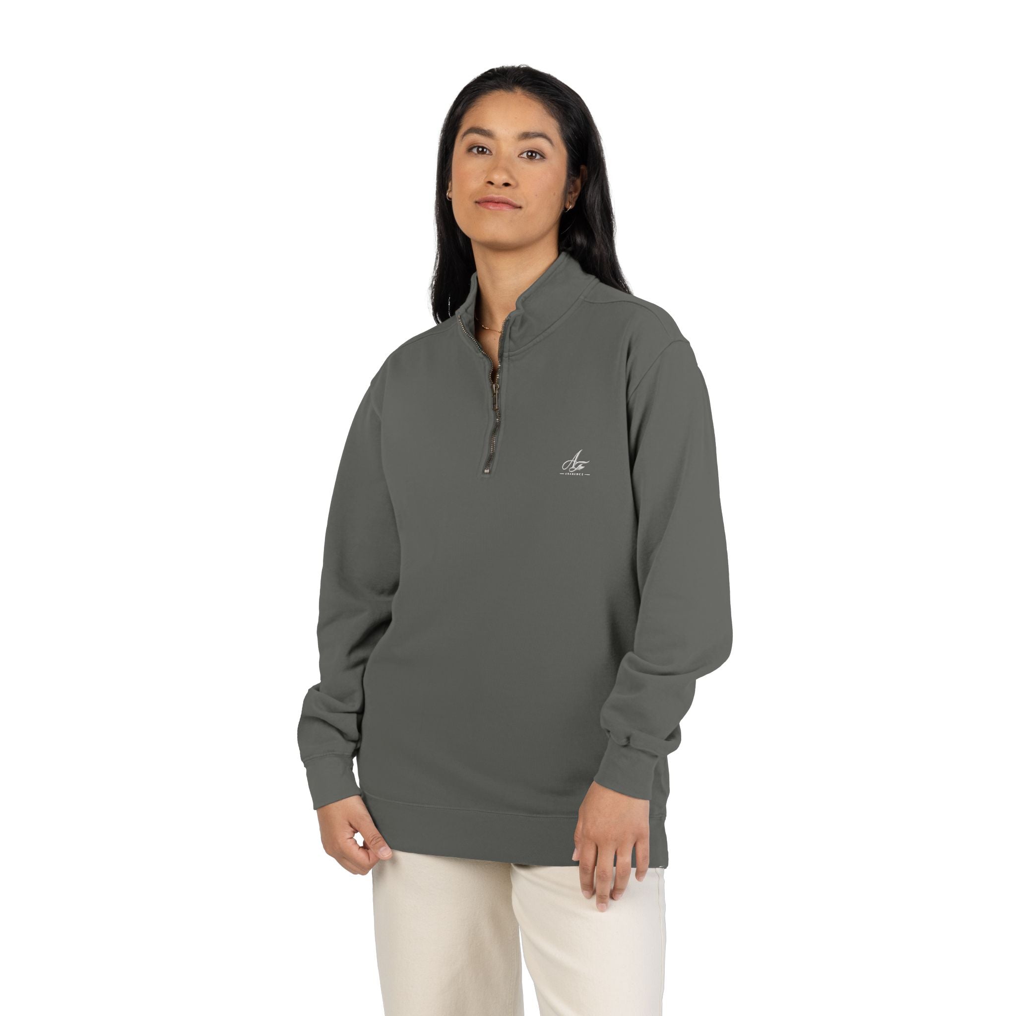 anamedge quarter zip sweatshirt