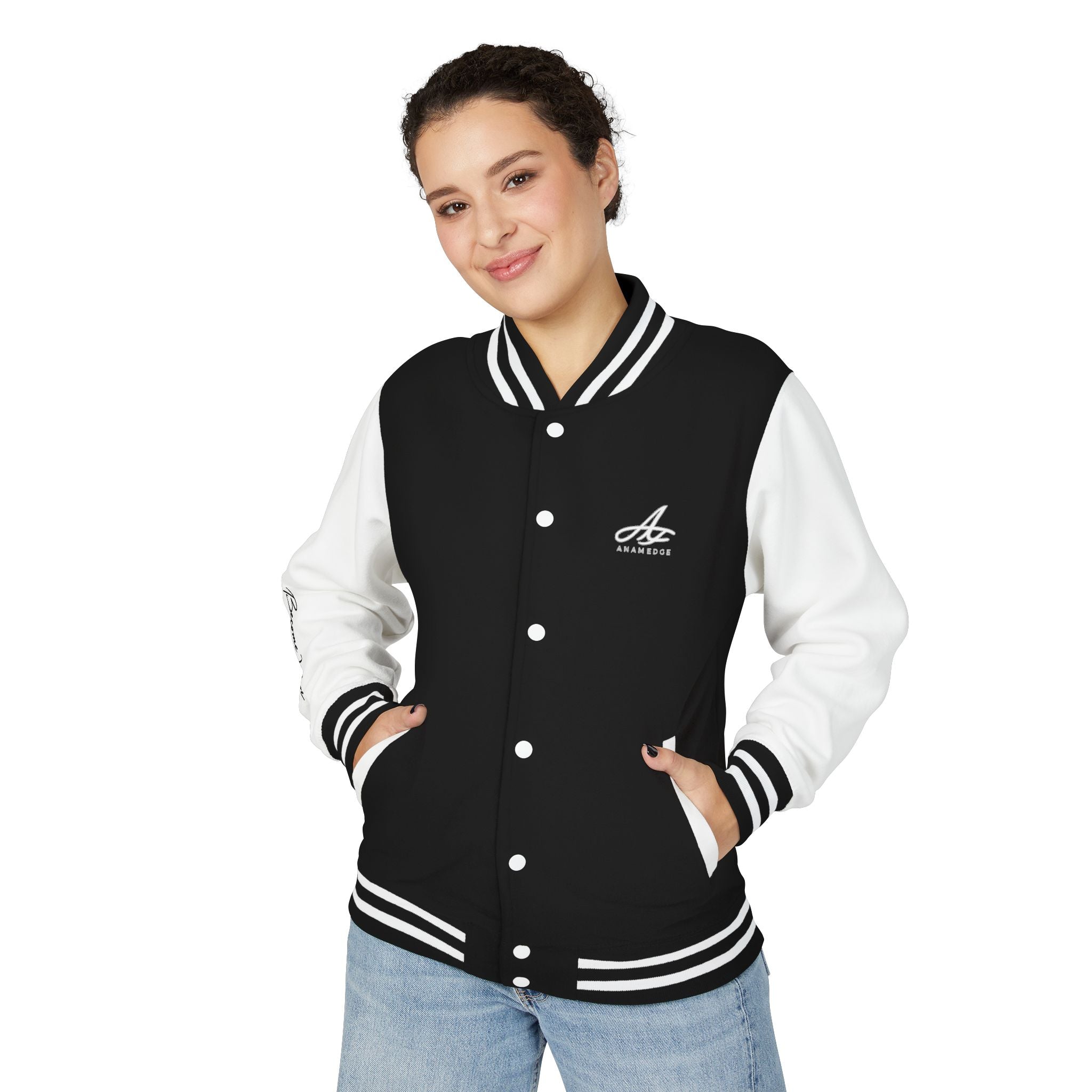 anamedge womans letterman jacket