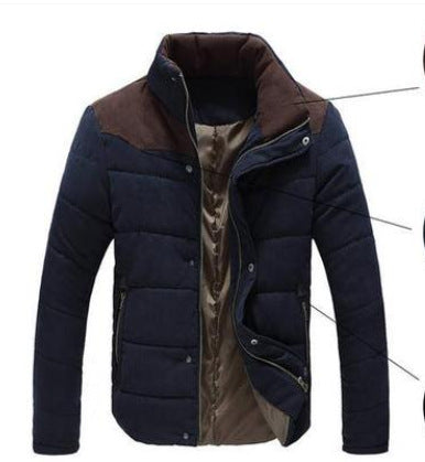 Warm Causal Parkas, Outerwear Windbreak Jacket