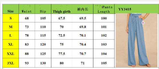 Ladies New Plus Size Loose Casual Trousers Women