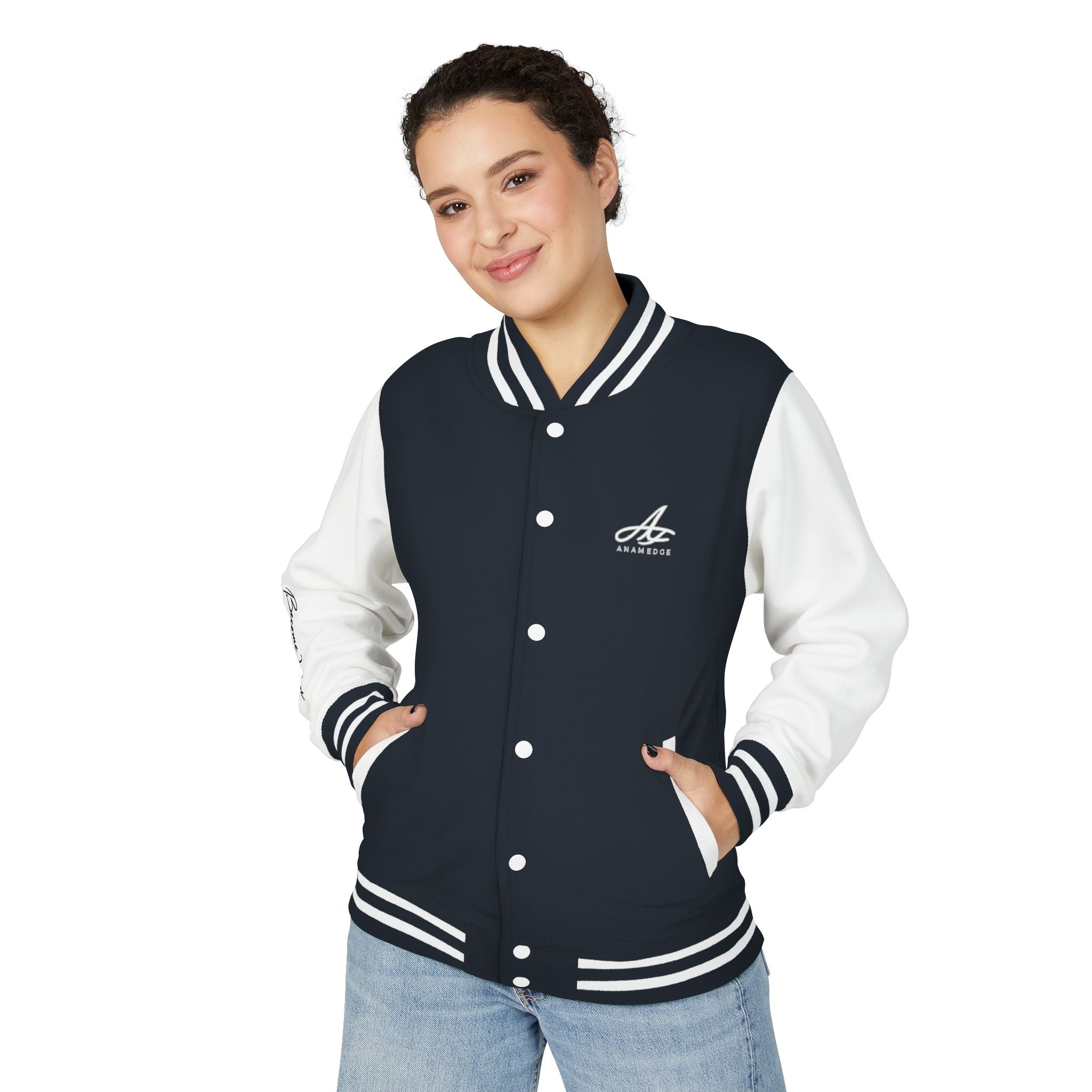 anamedge womans letterman jacket