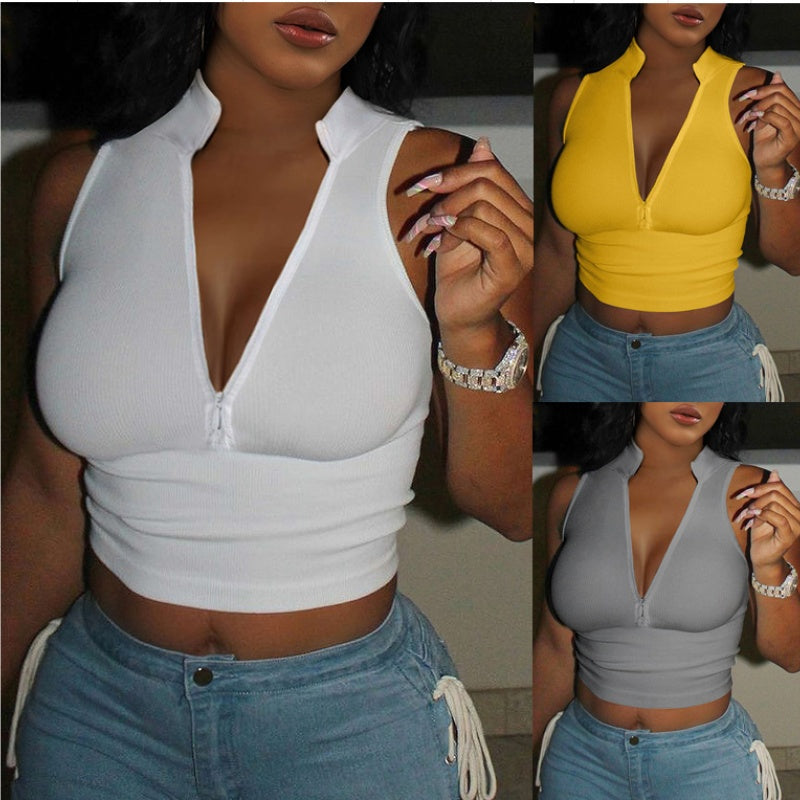New Women's Zipper Sweater