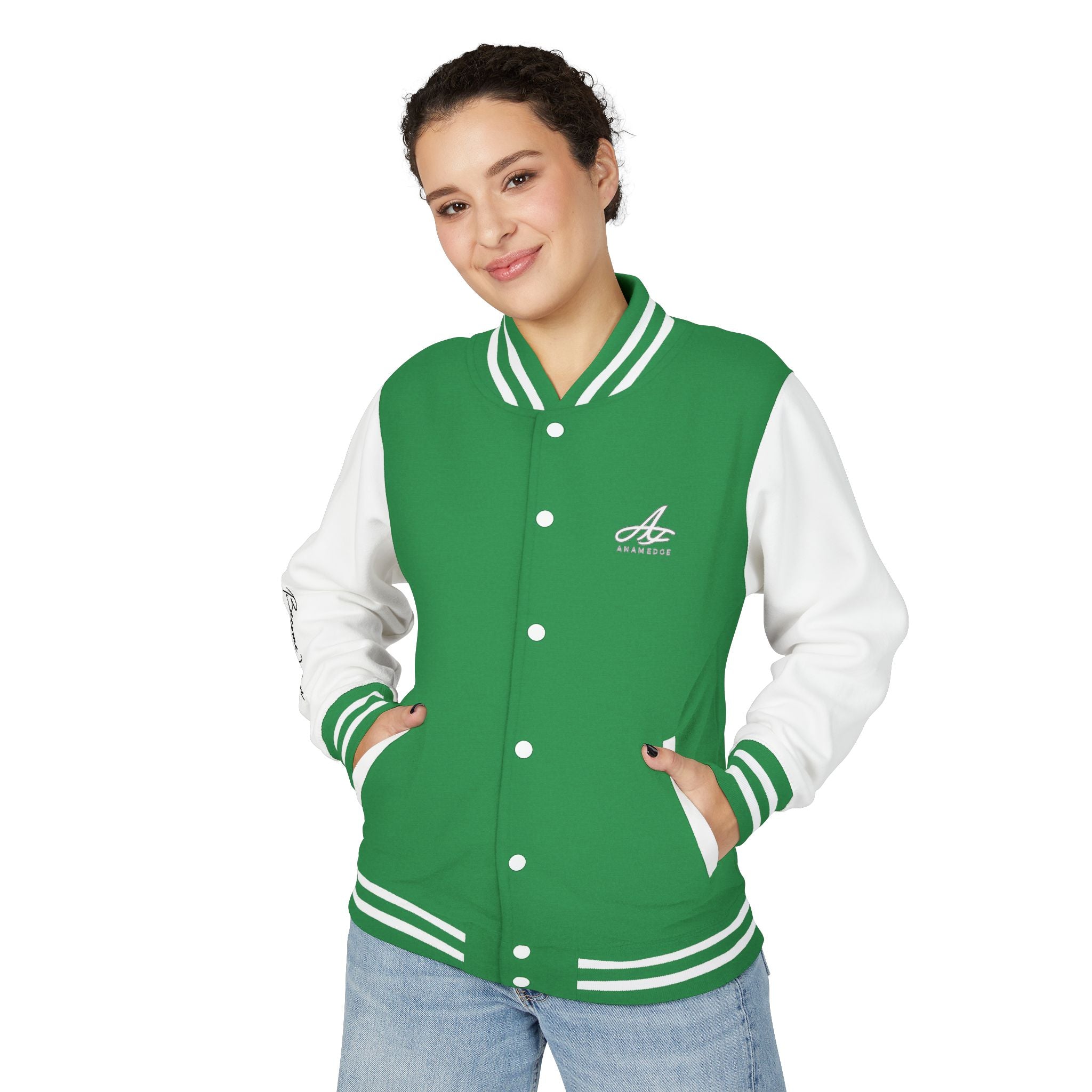 anamedge womans letterman jacket