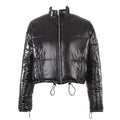 Short summer jacket with drawstring