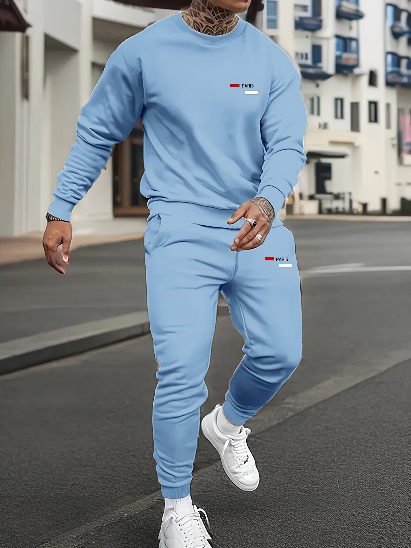 My Casual Printed Fleece Hoodie With Pants