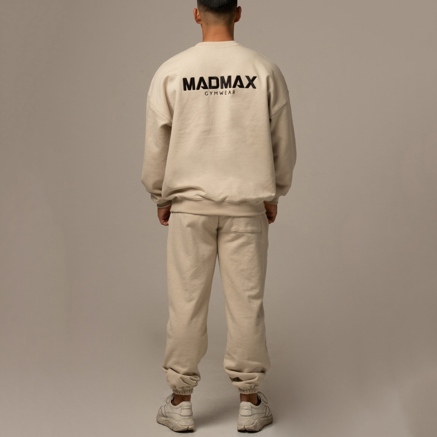 Men's Sports Leisure Running Thick Long Sleeve Hoodless Loose Embroidered Hoodie Pants
