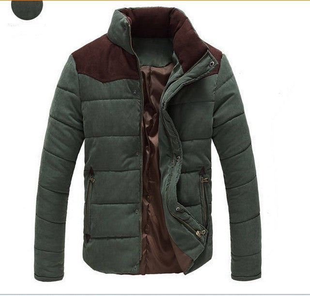 Warm Causal Parkas, Outerwear Windbreak Jacket