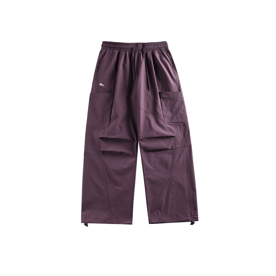Retro Parachute Soldier Pants Men