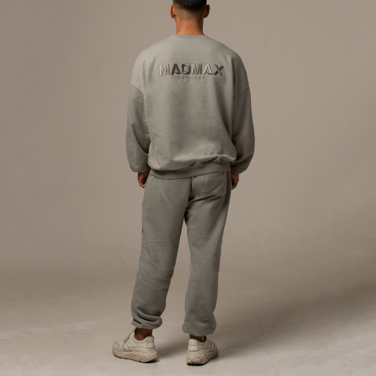 Men's Sports Leisure Running Thick Long Sleeve Hoodless Loose Embroidered Hoodie Pants