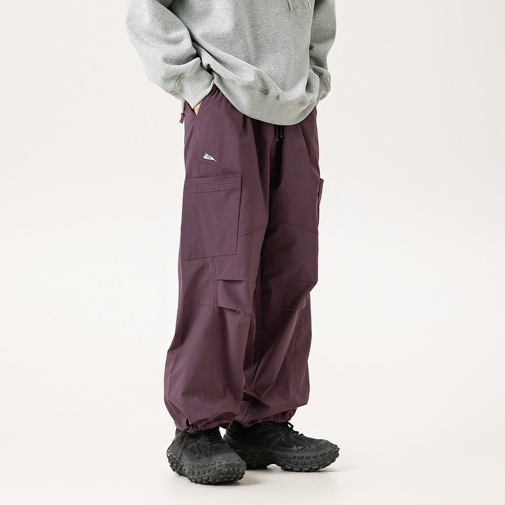 Retro Parachute Soldier Pants Men