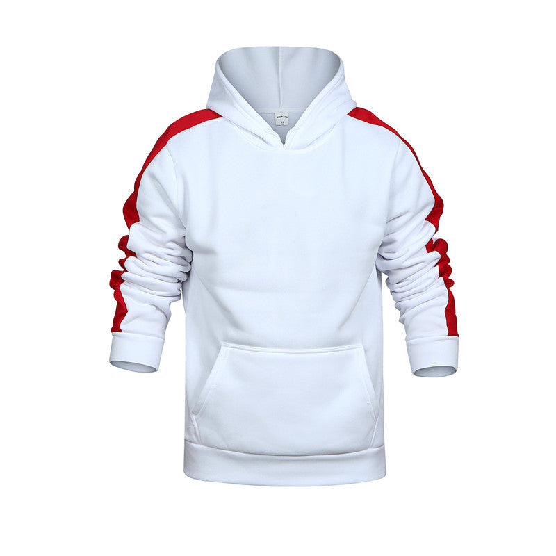 Mens Striped Tide Brand Casual Sweater Hoodie