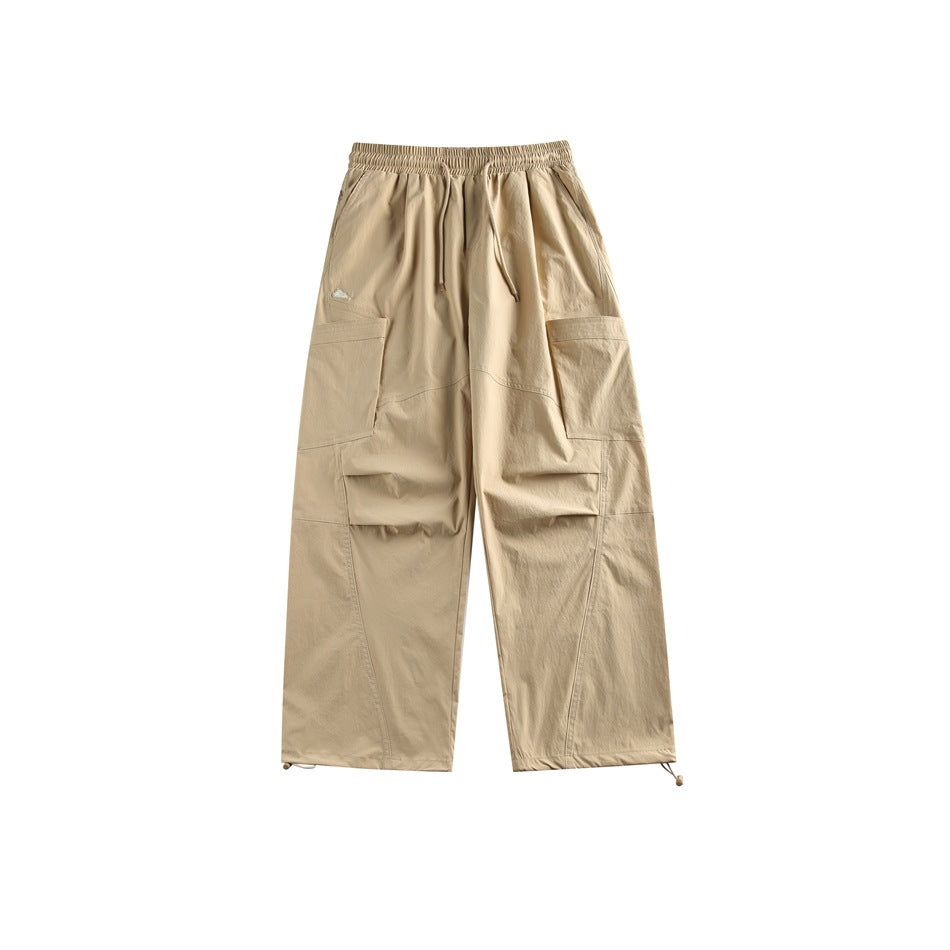 Retro Parachute Soldier Pants Men