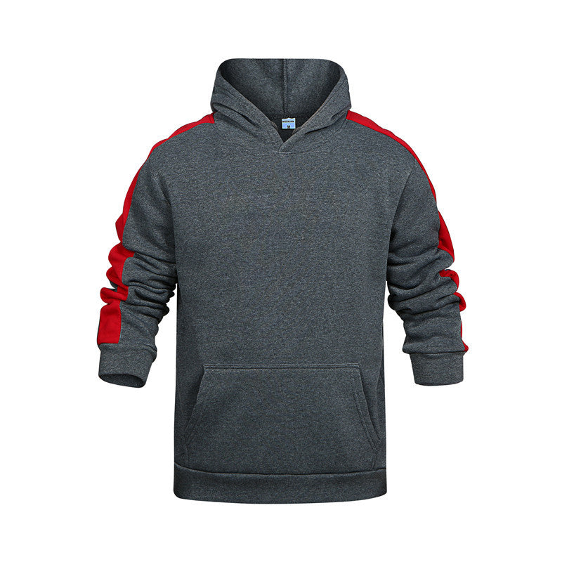 Mens Striped Tide Brand Casual Sweater Hoodie